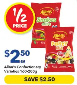 Ritchies Allen's Confectionery Varieties offer