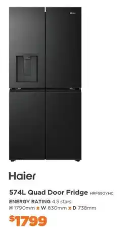 E&S Trading Haier 574L Quad Door Fridge offer