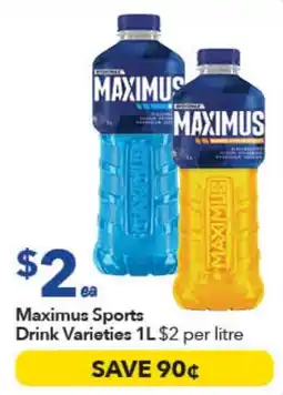 Ritchies Maximus Sports Drink offer