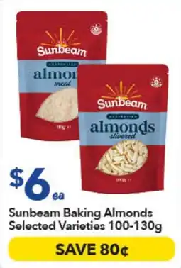 Ritchies Sunbeam Baking Almonds Selected Varieties offer