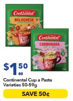 Ritchies Continental Cup a Pasta Varieties offer