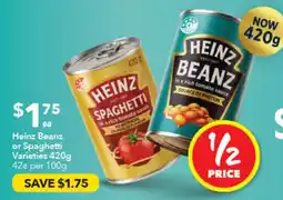 Ritchies Heinz Beanz or Spaghetti Varieties offer