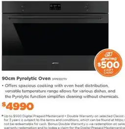 E&S Trading 90cm Pyrolytic Oven SFP9302TN offer