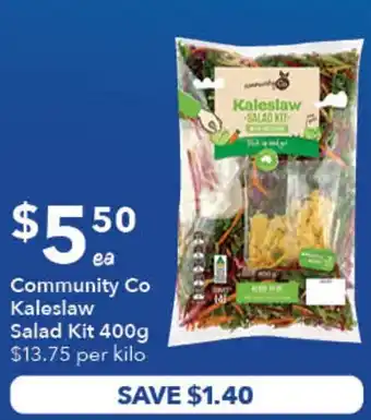 Community Co Kaleslaw Salad Kit