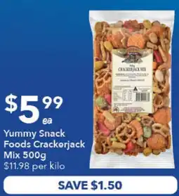 Ritchies Yummy Snack Foods Crackerjack Mix offer