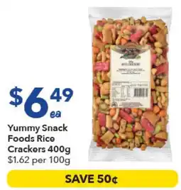 Ritchies Yummy Snack Foods Rice Crackers offer