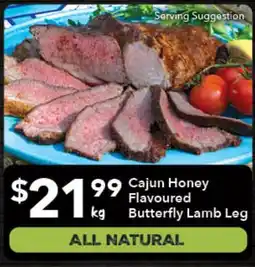 Ritchies Cajun Honey Flavoured Butterfly Lamb Leg offer
