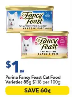 Ritchies Purina Fancy Feast Cat Food Varieties offer