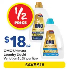 Ritchies OMO Ultimate Laundry Liquid Varieties offer