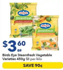 Ritchies Birds Eye Steamfresh Vegetable Varieties offer