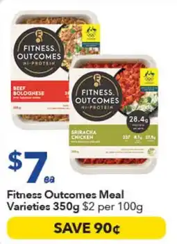 Ritchies Fitness Outcomes Meal Varieties offer
