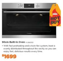 E&S Trading 90cm Built-In Oven WVE951SSD offer