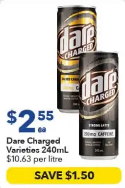 Ritchies Dare Charged Varieties offer