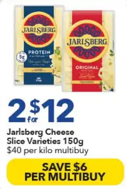 Ritchies Jarlsberg Cheese Slice Varieties offer
