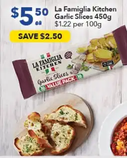 Ritchies La Famiglia Kitchen Garlic Slices offer
