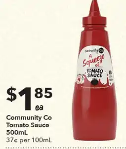 Ritchies Community Co Tomato Sauce offer
