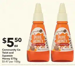 Ritchies Community Co Twist and Squeeze Honey offer