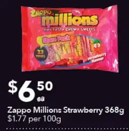 Ritchies Zappo Millions Strawberry offer