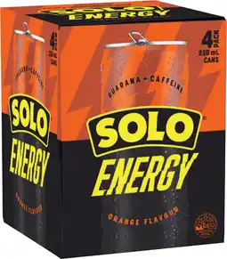 IGA Solo Energy Drink Selected Varieties offer