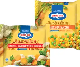 IGA Birds Eye Snap Frozen Vegetables Selected Varieties offer
