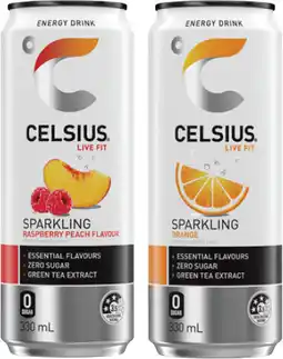 IGA Celsius Sparkling Energy Drink Selected Varieties offer