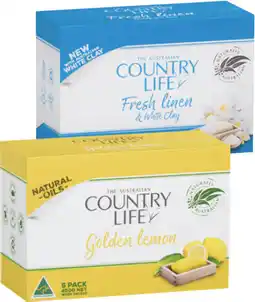 IGA Country Life Bar Soap Selected Varieties offer