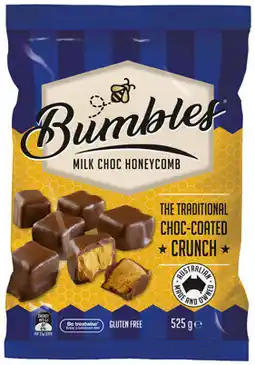 IGA Menz Bumbles Milk Choc Honeycomb offer