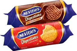 IGA McVitie’s Digestives 232‑355g Selected Varieties offer