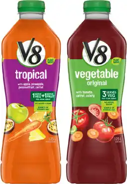 IGA V8 Fruit & Vegetable Juice Selected Varieties offer