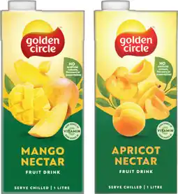 IGA Golden Circle Nectar Fruit Drink Selected Varieties offer