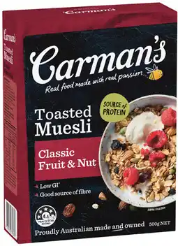 IGA Carman’s Muesli Selected Varieties offer
