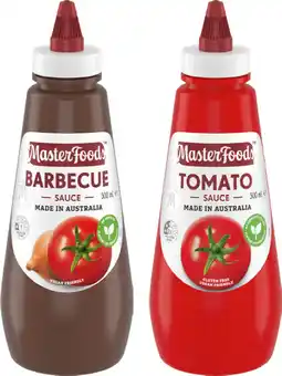 IGA MasterFoods Squeezy Sauce 475‑500mL Selected Varieties offer