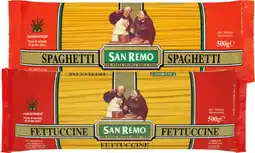 IGA San Remo Pasta 375‑500g Selected Varieties offer