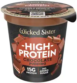 IGA Wicked Sister High Protein Pudding Selected Varieties offer