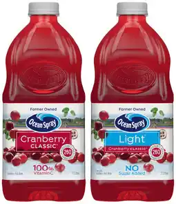 IGA Ocean Spray Fruit Drink Selected Varieties offer