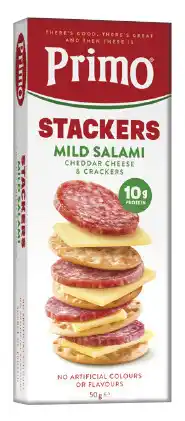 IGA Primo Stackers or Trios 45‑57g Selected Varieties offer