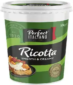 IGA Perfect Italiano Ricotta Selected Varieties offer