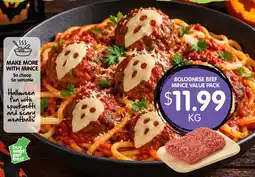 Spudshed Bolognese Beef Mince Value Pack offer