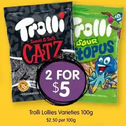 Spudshed Trolli Lollies Varieties offer
