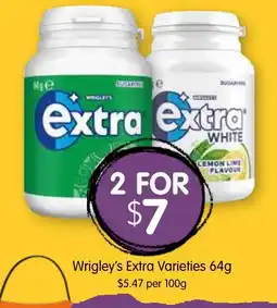 Spudshed Wrigley's Extra Varieties offer