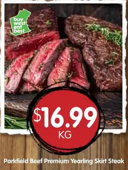 Spudshed Parkfield Beef Premium Yearling Skirt Steak offer