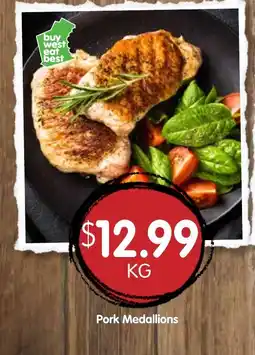 Spudshed Pork Medallions offer