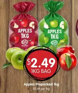 Spudshed Apples Prepacked 1kg offer