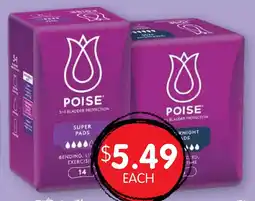 Spudshed Poise 3in1 Bladder Protection Super Pads offer