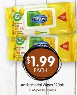 Spudshed Antibacterial Wipes Blitz offer