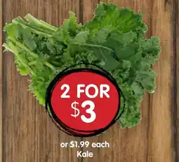 Spudshed Kale offer