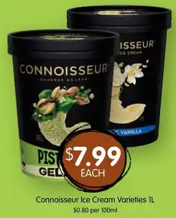 Spudshed Connoisseur Ice Cream Varieties offer