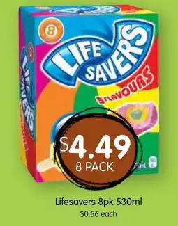 Spudshed Lifesavers 8pk offer