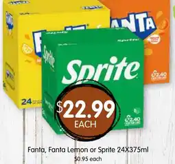 Spudshed Fanta, Fanta Lemon or Sprite offer