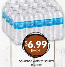 Spudshed Spudshed Water offer